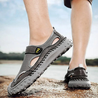 Herren-Sandalen mit atmungsaktivem Mesh im sportlichen Stil - Rurik