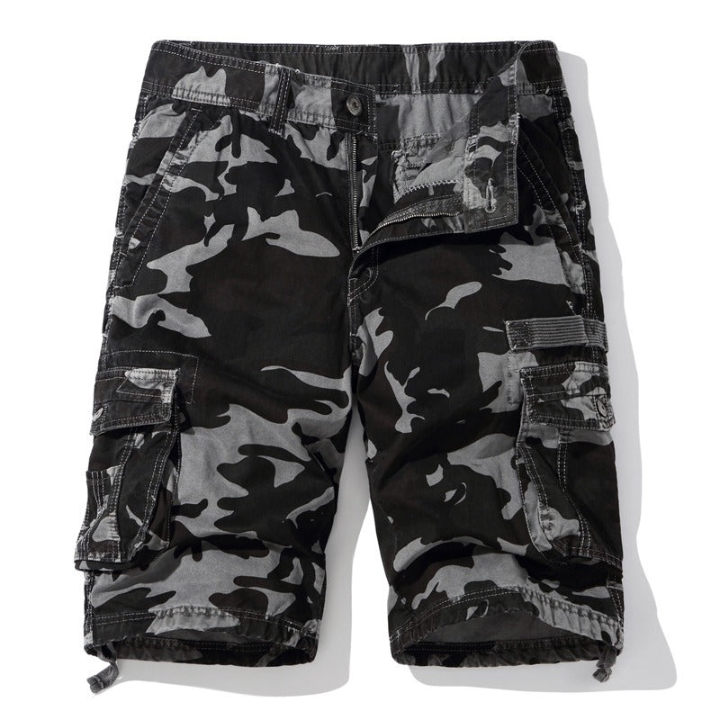 Tarnfarbene Cargo-Shorts für Männer - Tito
