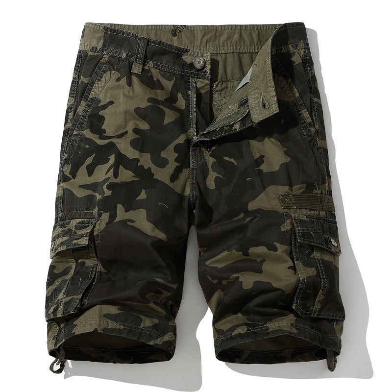 Tarnfarbene Cargo-Shorts für Männer - Tito