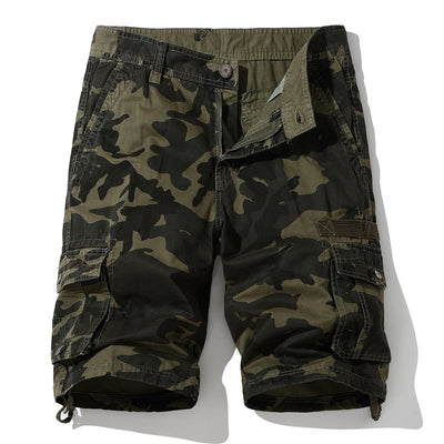 Tarnfarbene Cargo-Shorts für Männer - Tito