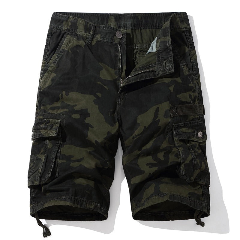 Tarnfarbene Cargo-Shorts für Männer - Tito
