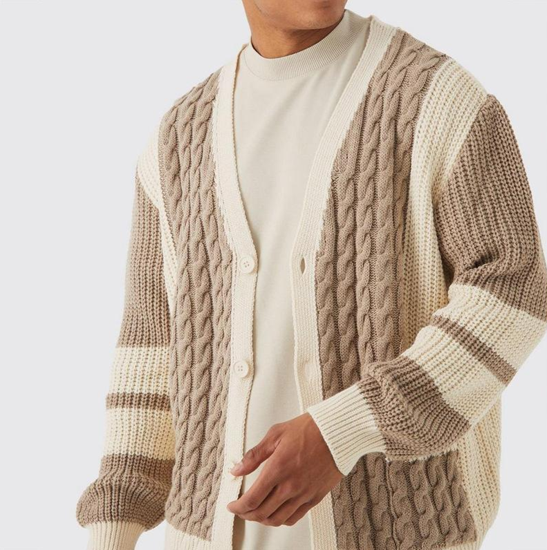 Tom Jacquard Cardigan