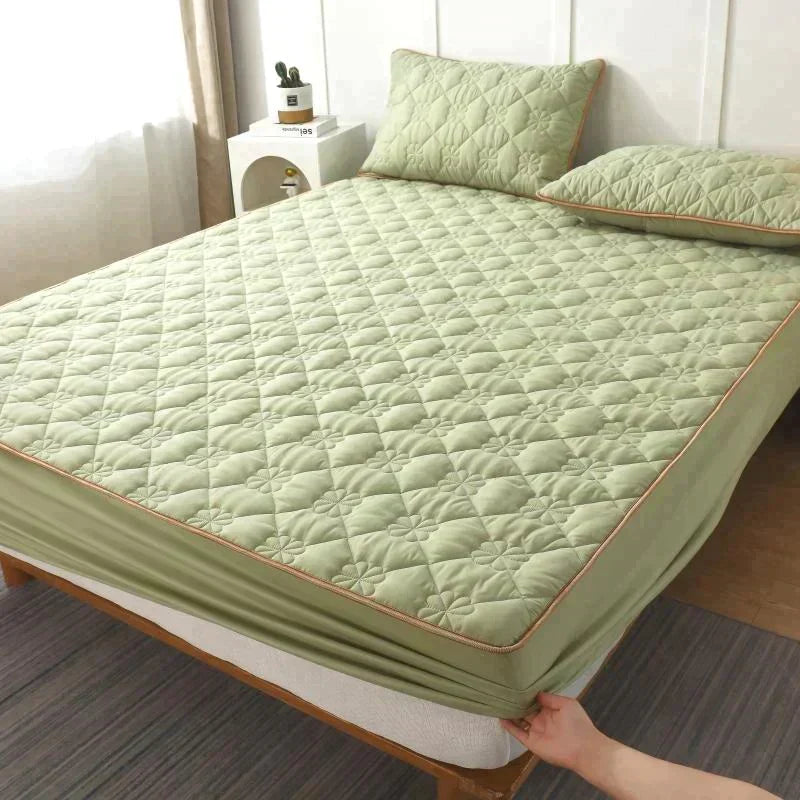 Dream Haven - Weiches Spannbetttuch + 2 Kopfkissenbezüge