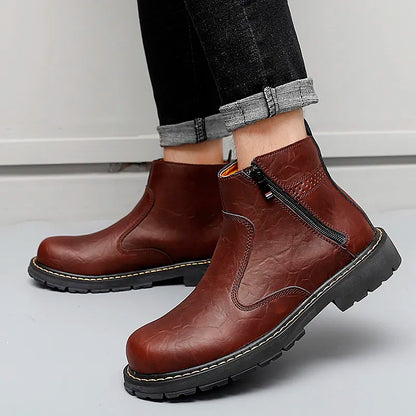 Rugged Rider Biker Boots