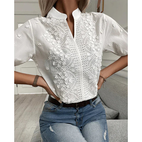 Elena Spitzenbluse Damen – Raffiniert und Romantisch