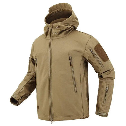 Bedruckter Militärparka - Stylisch und warm für den Winter