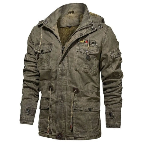 Herren Military Vintage Parka