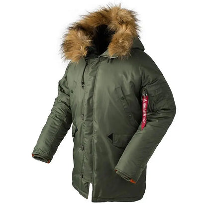 Langer taktischer Parka - Wärme und Stil für den Winter