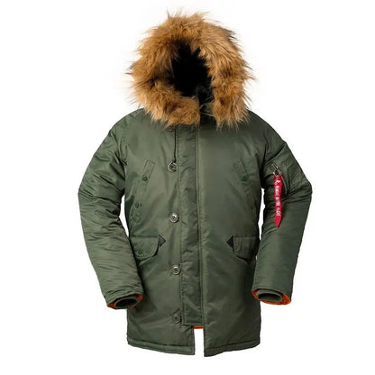 Langer taktischer Parka - Wärme und Stil für den Winter