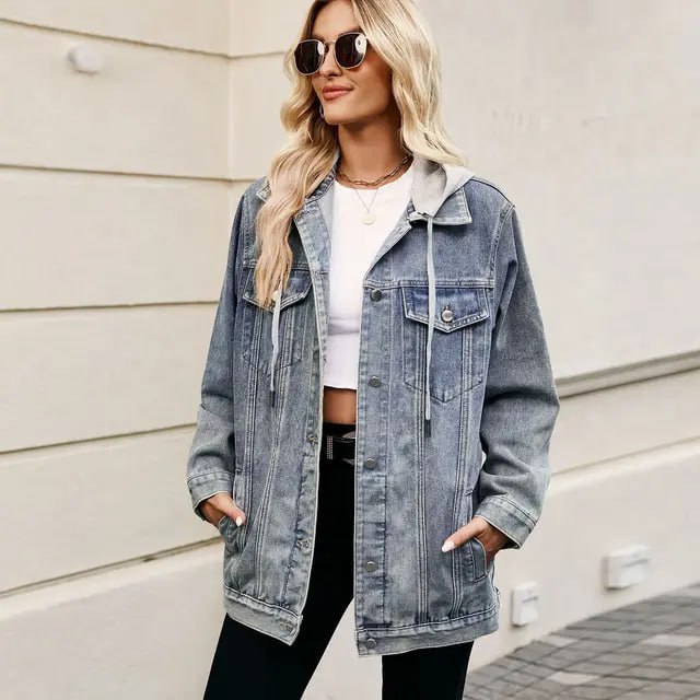 Hailey Die Vintage Jeansjacke unter Ihrem Mantel