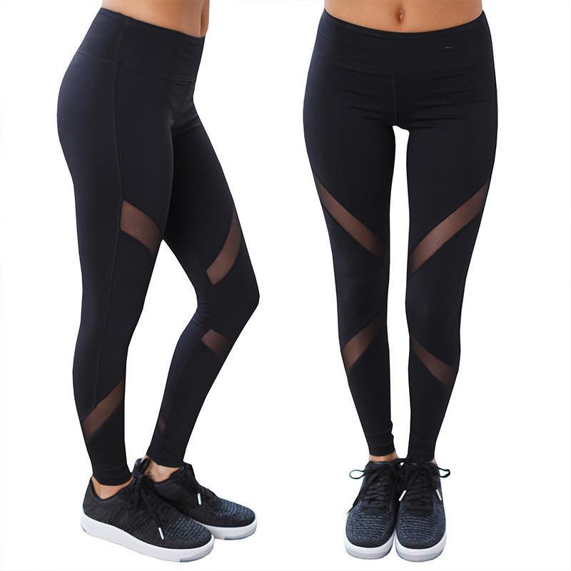 Lya - Schlankmachende Patchwork Yoga-Hose