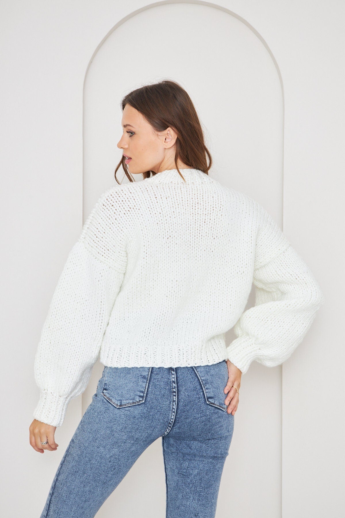 Serena Rose Strickpullover Cardigan