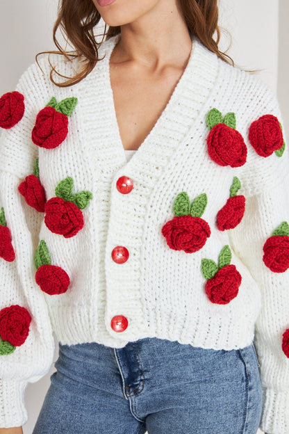 Serena Rose Strickpullover Cardigan