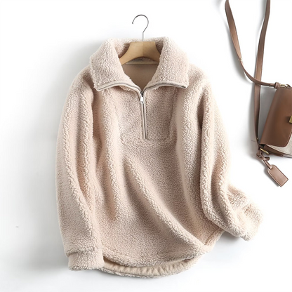 Alany Kuscheliger Pullover aus Sherpa