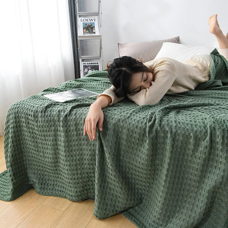 Leichte Baumwolldecke