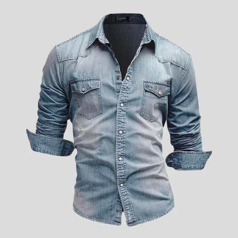 LEMUEL - Denim-Hemd